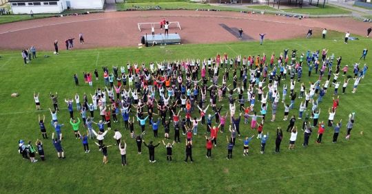 Flashmob und Fußballturnier am landesweiten Sporttag 